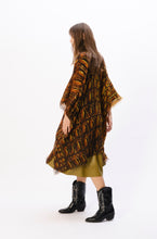 Charger l'image dans la visionneuse de la galerie, Kimono Croco en Soie et Laine
