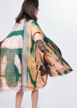 Charger l'image dans la visionneuse de la galerie, Kimono en soie et modal - Abstract