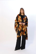 Charger l'image dans la visionneuse de la galerie, Kimono Géo Soie & Laine