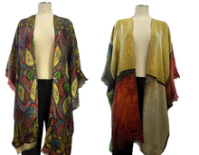 Charger l'image dans la visionneuse de la galerie, Kimono Ballerine En Soie Et Laine