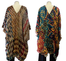 Load image into Gallery viewer, Patch Silk & Wool Kimono