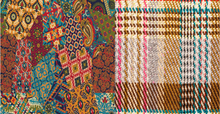 Load image into Gallery viewer, Check Silk Velvet and Modal  Reversible Jacket