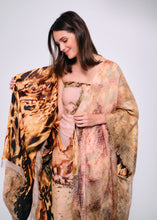 Charger l'image dans la visionneuse de la galerie, Kimono en soie et modal - Abstract