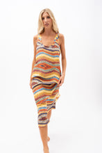 Load image into Gallery viewer, Zig Zag Silk Dress