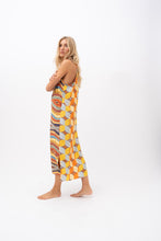 Load image into Gallery viewer, Zig Zag Silk Dress