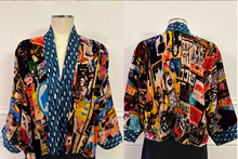 Load image into Gallery viewer, Pins Silk Velvet and Modal  Reversible Jacket
