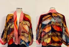 Load image into Gallery viewer, Tricks Silk Velvet and Modal  Reversible Jacket
