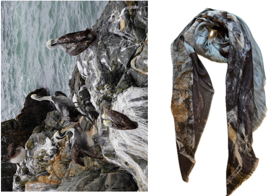 Gulls Foulard Merino