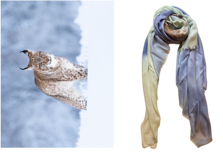 Lynx Foulard Merino
