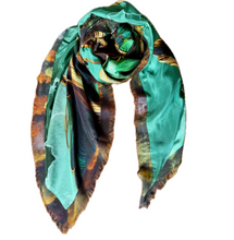 Load image into Gallery viewer, Hoot Silk &amp; Wool Carrés
