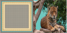 Load image into Gallery viewer, Tiger Silk &amp; Wool Carrés
