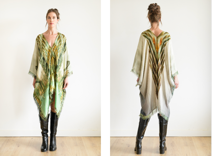 Bay Silk & Wool Kimono