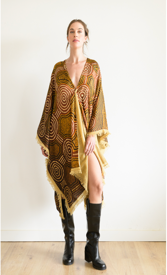 Puro Silk & Cashmere Kimono